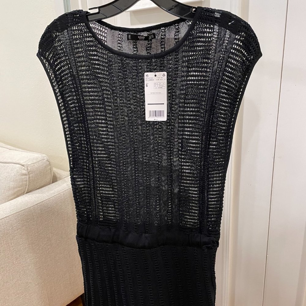 Mango Black Knit Dress (Retail: 99)